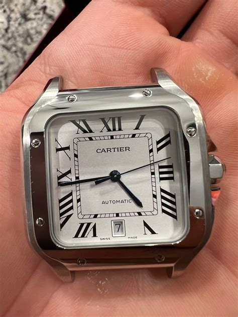 cartier santos replica vs gen|cartier santos counterfeit.